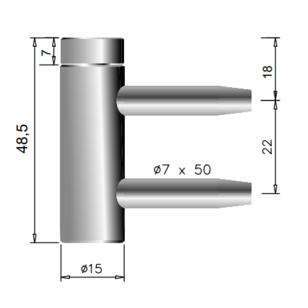 Standard-Holzzargenaufnahme